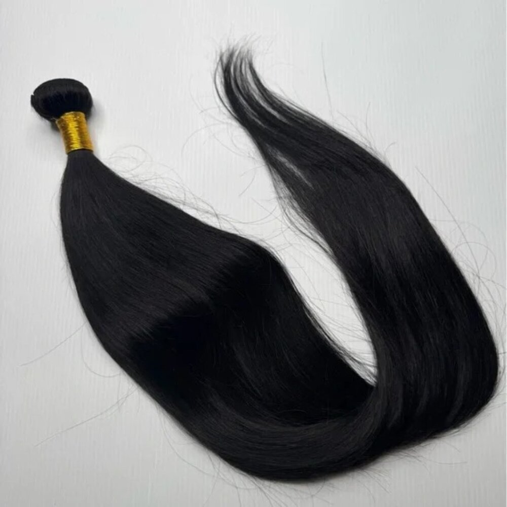 24 In Virgin Black 100% Human hair Bundle